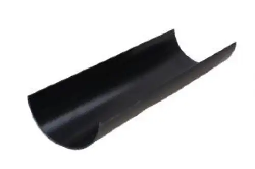 Click Here To Enlarge This Photo Of Gutter Round White, Black, Brown & Light Grey